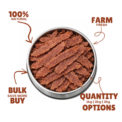 Wholesale - Duck Breast Jerky 10kg