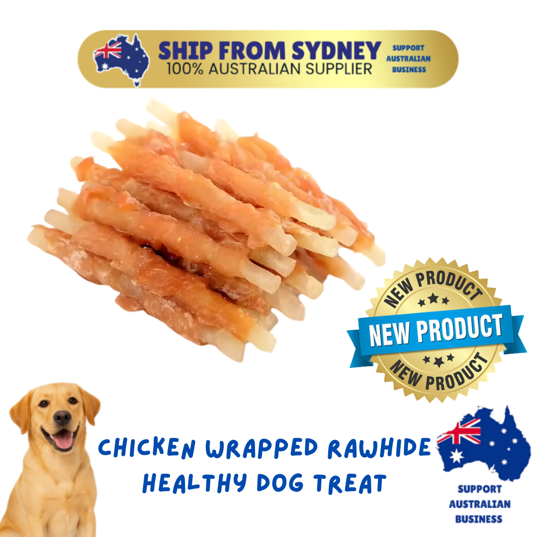 Chicken Jerky Wrapped Rawhide Stick 1kg