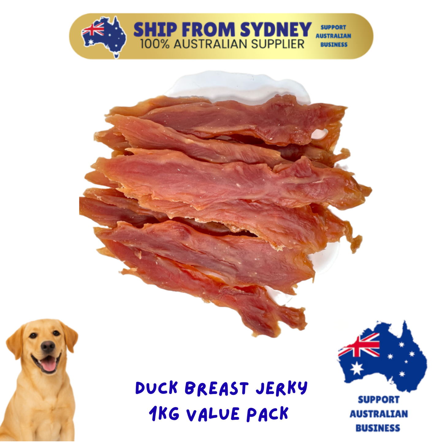 Wholesale - Duck Breast Jerky 10kg