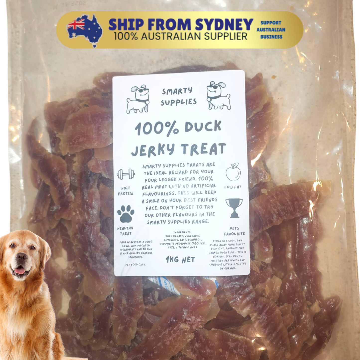 Wholesale - Duck Breast Jerky 10kg