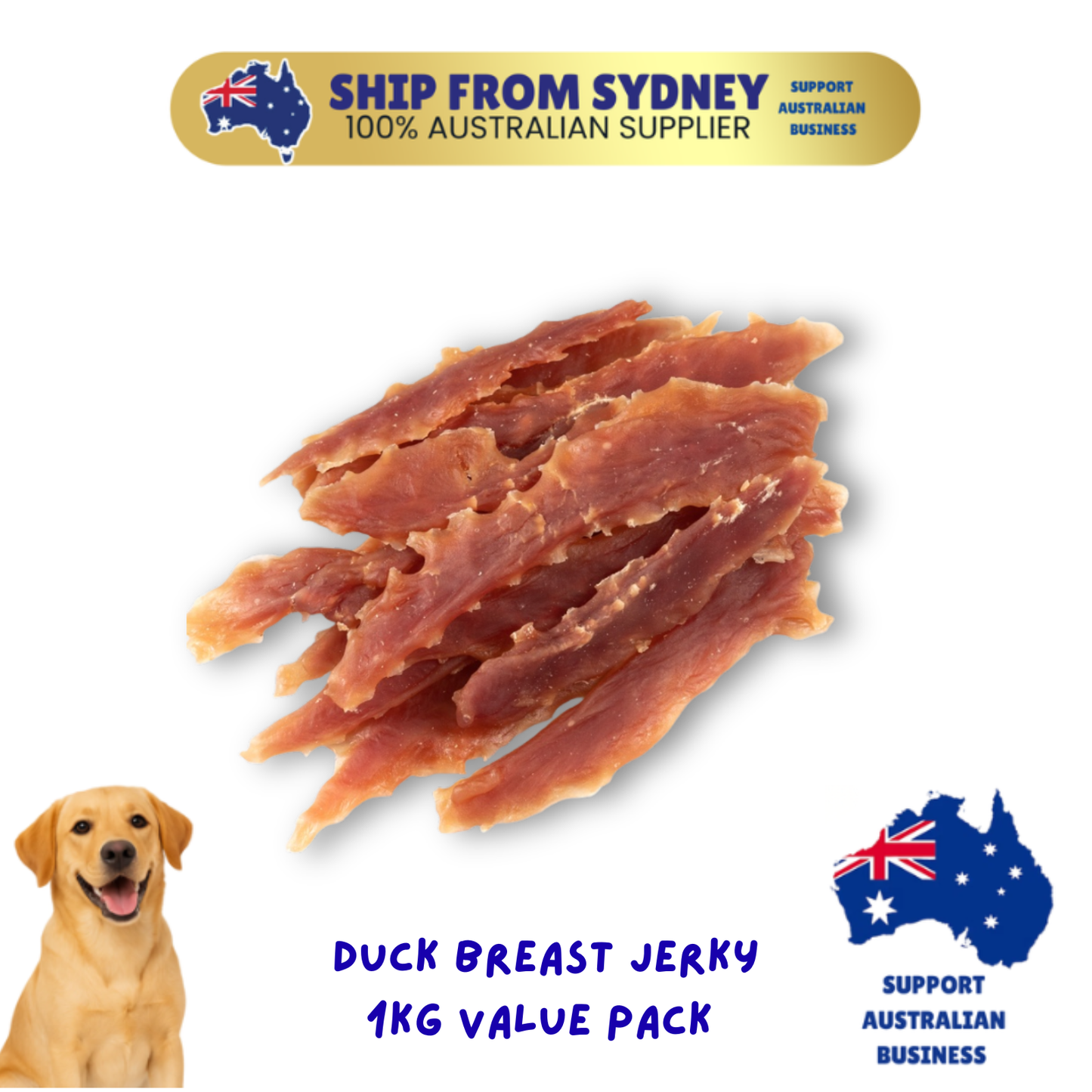 Wholesale - Duck Breast Jerky 10kg