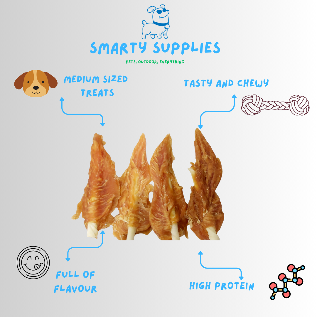 Chicken Rawhide Pops Dog Treat 1kg