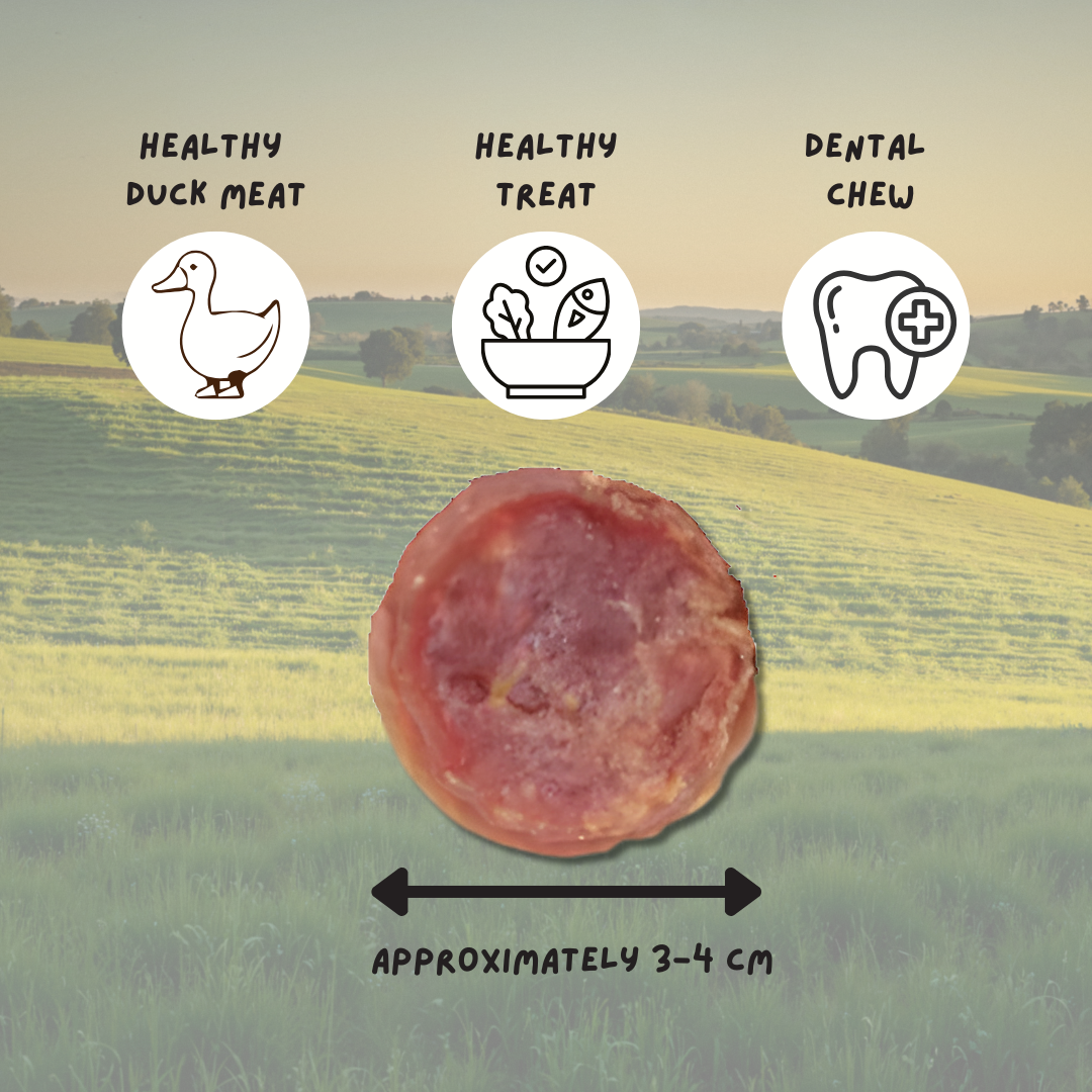 Duck Slices for Dogs 1kg | Single Ingredient Natural Dog Treats