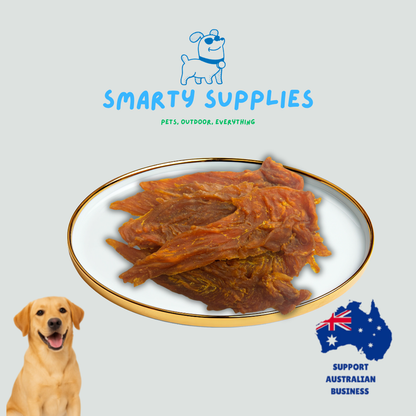 Turmeric Chicken Jerky Dog Treats | 1kg | Smarty Supplies