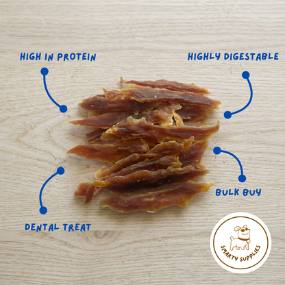 Duck Breast Jerky Bites 1kg – Natural Australian Dog Treats | High Protein Single Ingredient Chew